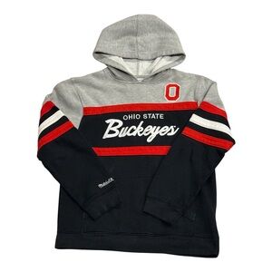 Mitchell & Ness Ohio State Buckeyes NCAA Multicolor Hoodie Sweatshirt Youth L